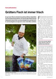 Pascal Grütter, Küchenchef Restaurant Casino in Bern, über Mérat ...