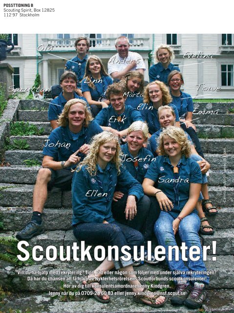 Scouting Spirit nummer 4 2007 - Nykterhetsrörelsens Scoutförbund