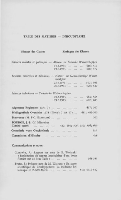 (1973) n°3 - Royal Academy for Overseas Sciences