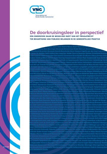 De doorkruisingsleer in perspectief - Vereniging van Nederlandse ...