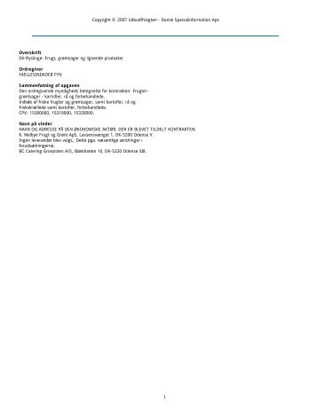 Download oversigt over alle ordretildelinger (.pdf) - Udbudsvagten