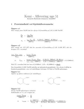 Kemi - Aflevering uge 51