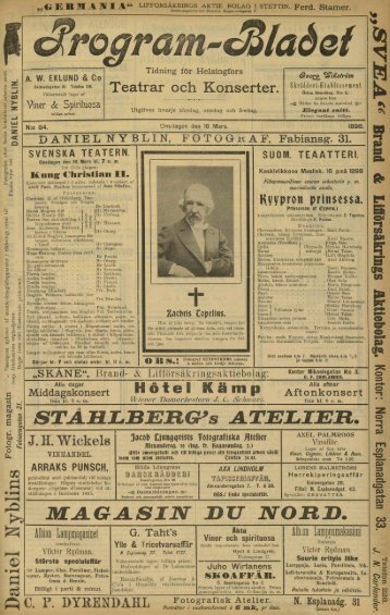 STJLMLBER€Ps JLTELIER. MA.GA.SIN DU NORD. - Doria