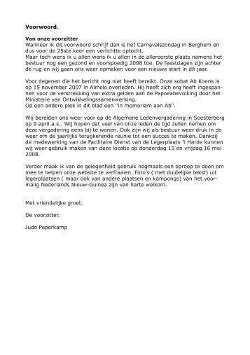 nieuwsbrief februari 2008 - De Vereniging Nederlands Nieuw ...
