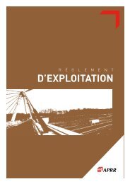 D'EXPLOITATION - APRR AREA