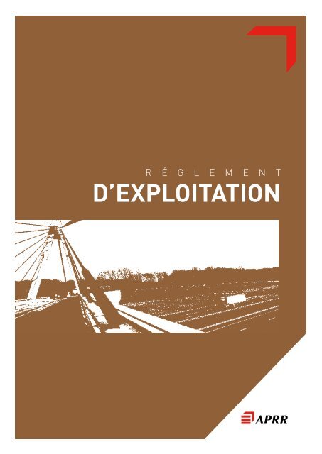 D'EXPLOITATION - APRR AREA