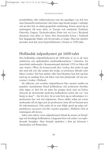 Holländsk tulpanhysteri på 1600-talet - Investeraren.se