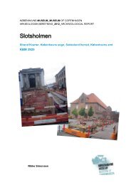 Udgravningsberetning Slotsholmen (KBM3925) - uden bilag