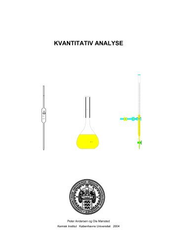 Kvantitativ Analyse (uge 1-2) - Københavns Universitet