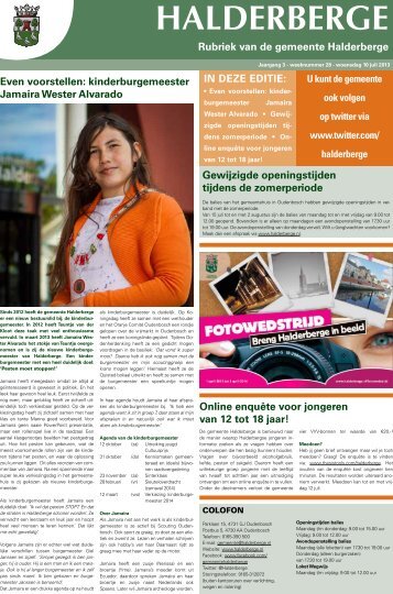 Publicaties Halderbergse Bode, 10 juli 2013 - Gemeente Halderberge