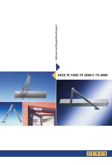 GEZE TS 1500 / TS 2000 V / TS 4000