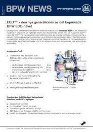 ECOPlus2 - den nya generationen av det beprövade BPW ... - Foma