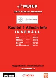 Kapitel 1 Allmän info - Motek