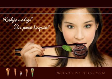 Koekje nodig? Un petit bisquit? - Biscuiterie Declercq