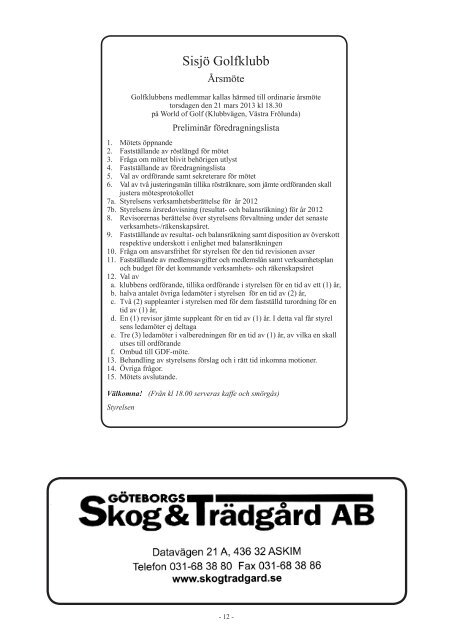 Sisjöslaget nr 1 2013.pdf - Sisjö Golf