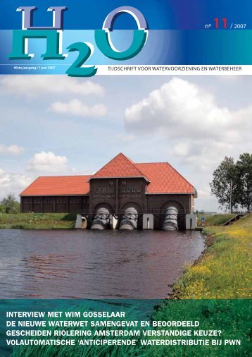 Vakblad H2O nummer 11 / juni 2007 - H2O - Tijdschrift voor ...