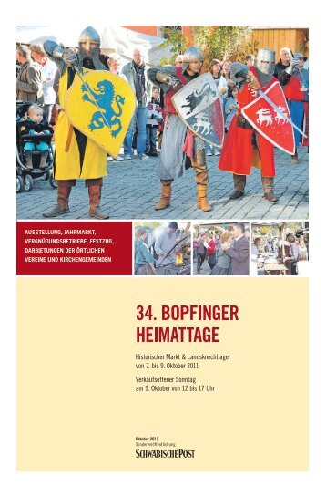 34. Bopfinger Heimattage - Schwäbische Post