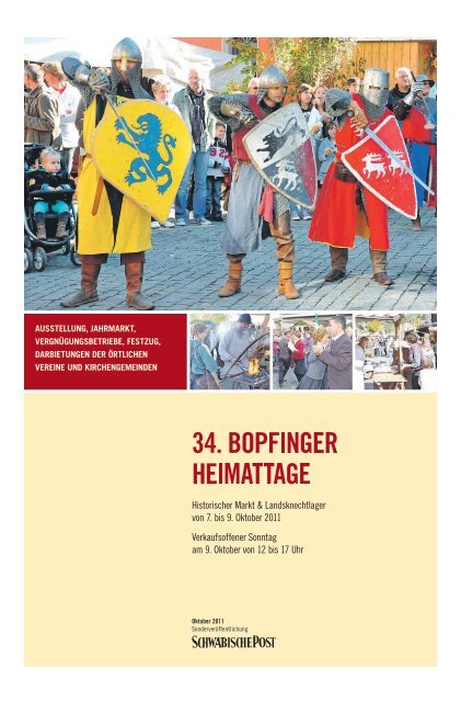 34. Bopfinger Heimattage - Schwäbische Post