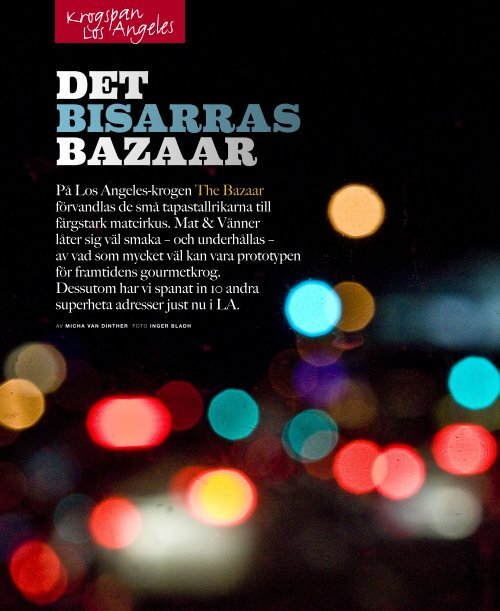 Det bisarras bazaar - Photographer Inger Bladh