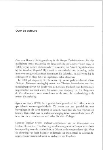 boekbesprekingen - Historische vereniging Oud Leiden