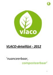 Vlaco-detaillijst