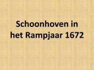 Schoonhoven in het Rampjaar 1672 - Erfgoedspoor