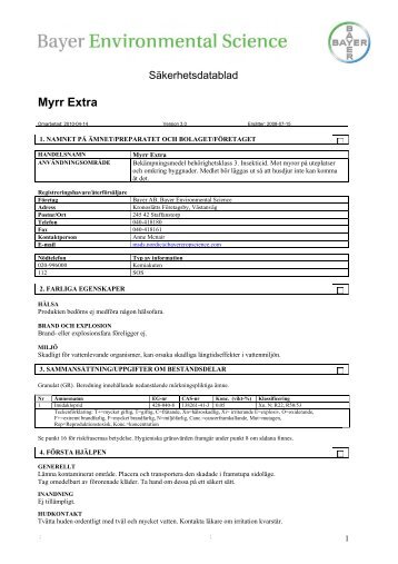 Myrr Extra - Bayer Garden