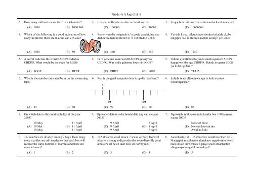 Grade 4101 - AMESA