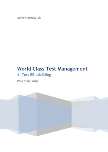 World Class Test Management - Agile metoder