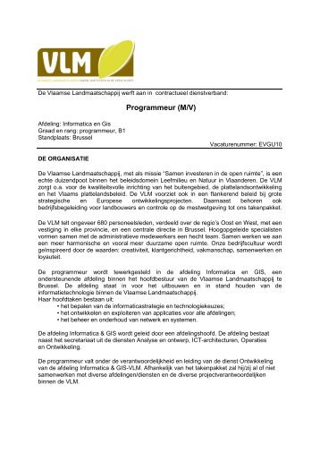 vacaturebericht - pdf - Jobpunt Vlaanderen