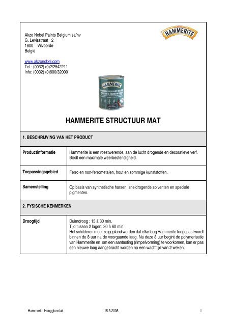 HAMMERITE STRUCTUUR MAT - poly-color