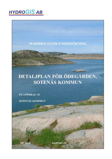 Marinbiologisk undersökning.pdf - Sotenäs kommun
