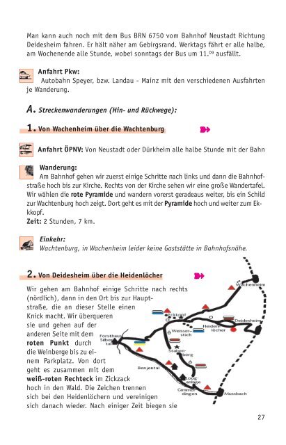 A. Streckenwanderungen (Hin- und  Rückwege) - Pipeline.de