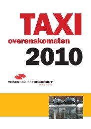Taxioverenskomsten 2010-2012 - Yrkestrafikkforbundet