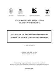 eindwerk H Van Markus - GGS Jeugdgezondheidszorg