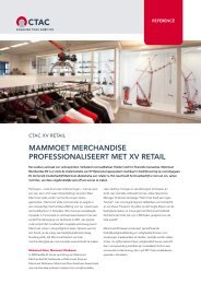 MaMMoEt MERCHandisE pRofEssionalisEERt MEt XV REtail - Ctac