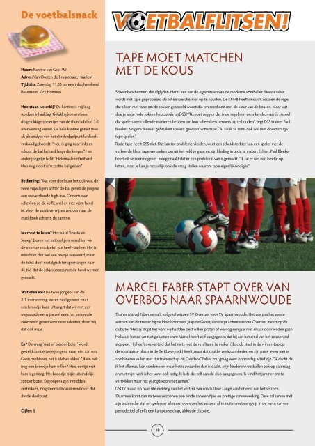 zonder respect geen voetbal - Libero Magazine