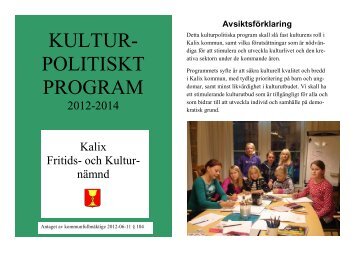 Kulturpolitiska mål - handlingsprogram.pdf - Kalix