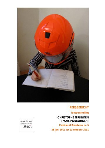 Exposition Christophe Terlinden, « Mais Pourquoi - Mac's