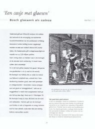 Bosch glaswerk als cadeau - Tijdschrift Bossche Bladen