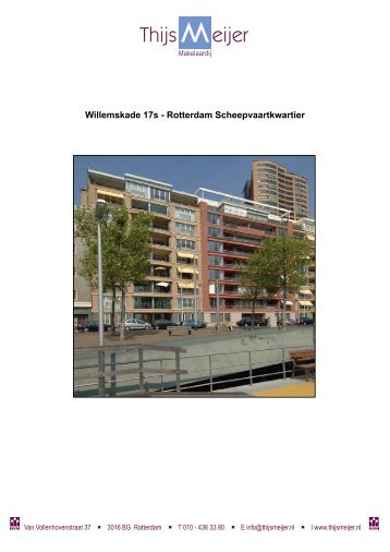 Willemskade 17s - Rotterdam Scheepvaartkwartier - Thijs Meijer ...