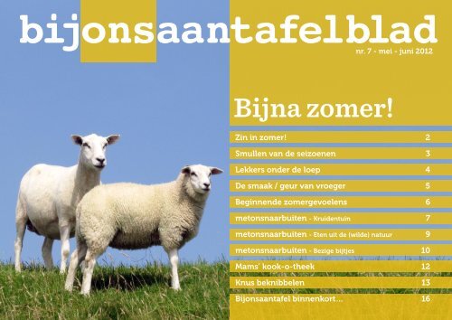 Bijna zomer! - bijonsaantafelblog