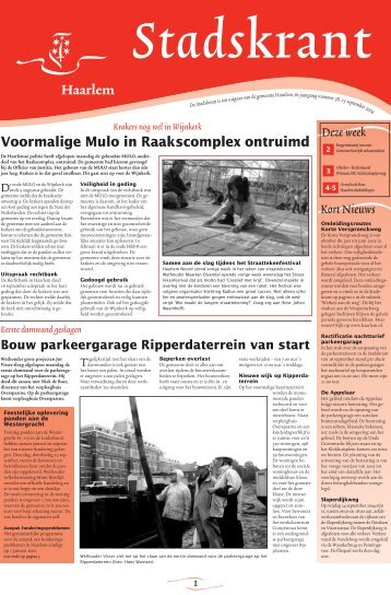 Stadskrant 12/2004 tim - Gemeente Haarlem