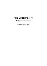 TRAFIKPLAN - Vallentuna kommun