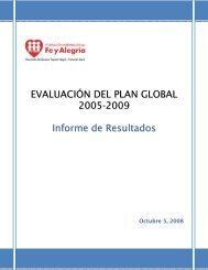 Evaluación del Plan Global 2005-2009 - Federación Internacional ...