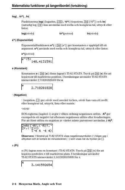 TI-82 STATS Grafräknare - CheapInk