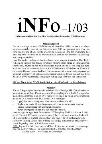 iNFo 2003_01 - NF-förbundet