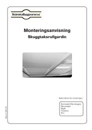 Monteringsanvisning