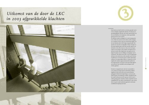 LKC jaarverslag 2003/corr - Onderwijsgeschillen