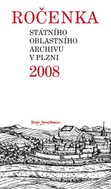 Kompletní ročenka roku 2008 ve formátu PDF - Státní oblastní archiv ...